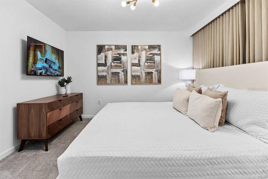 Furnished interior view inside a new home in , Davenport (Image 29).