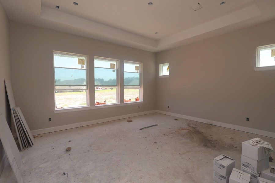In-progress construction of a new home in The Highlands Encore - Harbor Collection, Porter, TX (Image 13).