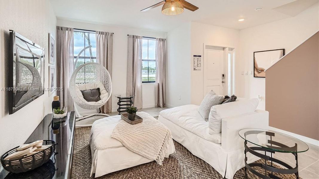 Furnished interior view inside a new home in Palm Cay, Florida City (Image 11).