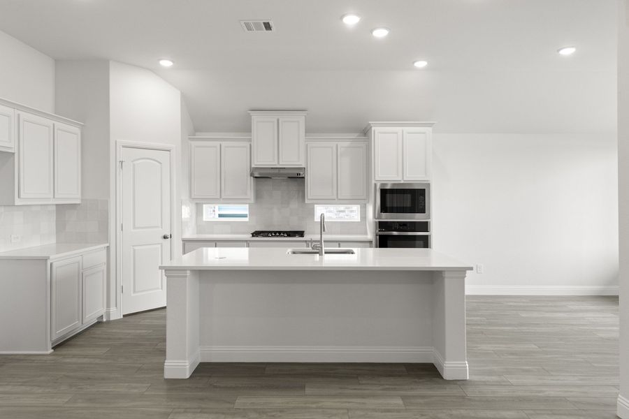 Furnished interior view inside a new home in Creekview Meadows, Pilot Point (Image 5).