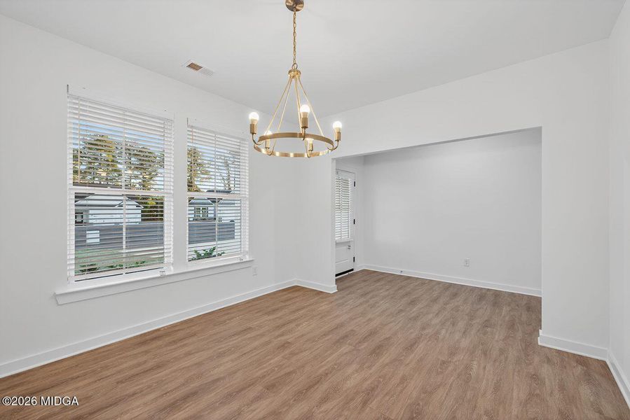 Spacious, unfurnished interior of a new home in Robins Estates, Warner Robins (Image 6). Spacious, unfurnished interior of a new home in Robins Estates, Warner Robins (Image 6).