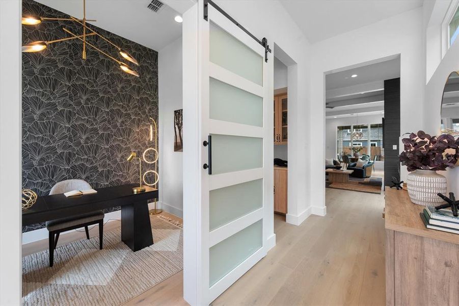 Furnished interior view inside a new home in , Roanoke (Image 8).