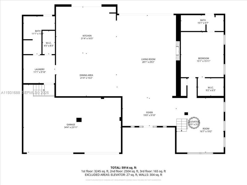 2D floor plan layout of this home in , Naples, FL (Image 39).