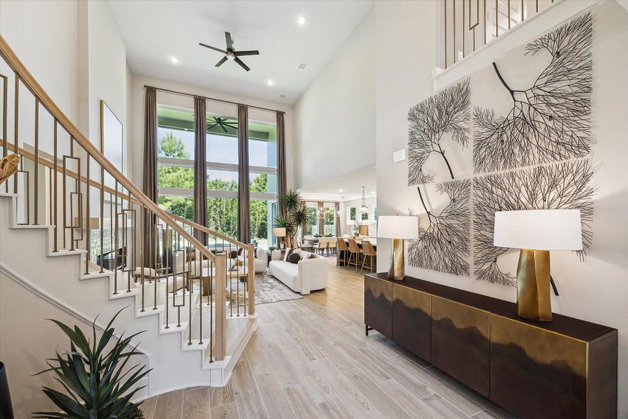 Representative furnished interior of a home built from the The Collins by Westin Homes in Flora, Hutto (Image 5).