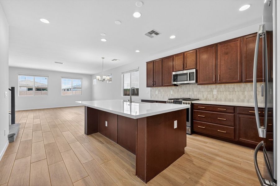 Furnished interior view inside a new home in La Mira, Mesa (Image 12). Furnished interior view inside a new home in La Mira, Mesa (Image 12).