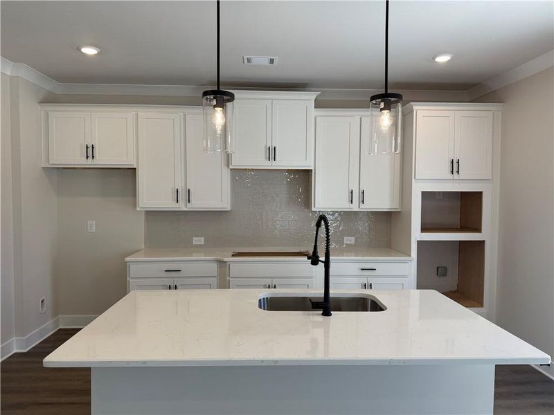 Furnished interior view inside a new home in Rosewood Lake Estates, Hoschton (Image 6).