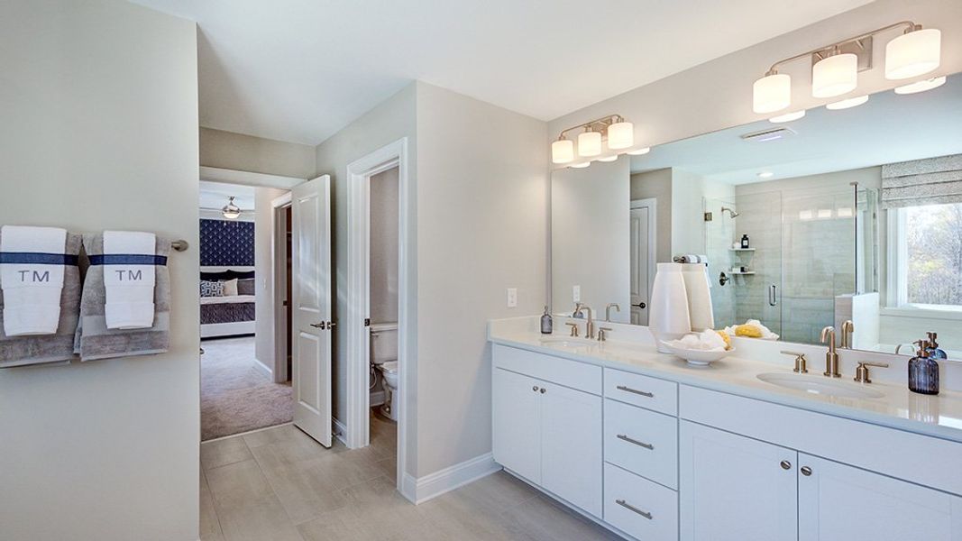 Representative furnished interior of a home built from the Wayland by Taylor Morrison in Hickory Grove, Sanford (Image 35).