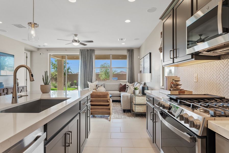 Furnished interior view inside a new home in Artisan at Asante, Surprise (Image 10).