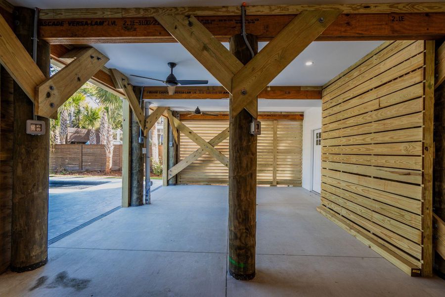 Exterior details and patio area of a home in , Folly Beach (Image 41).