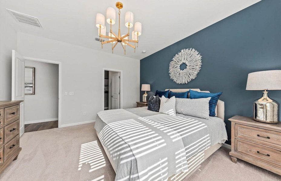 Furnished interior view inside a new home in Bradford Pointe, Summerville (Image 8).