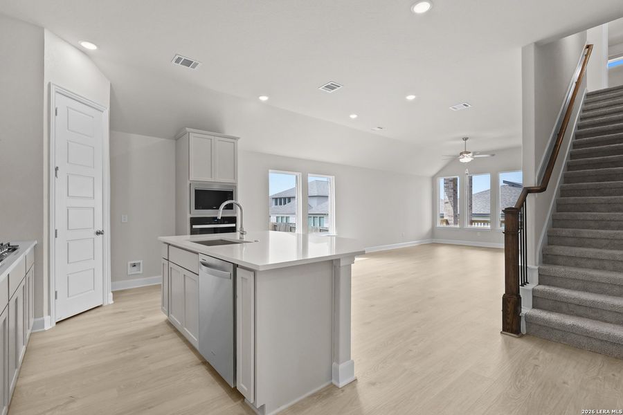 Furnished interior view inside a new home in Veramendi, New Braunfels (Image 7).