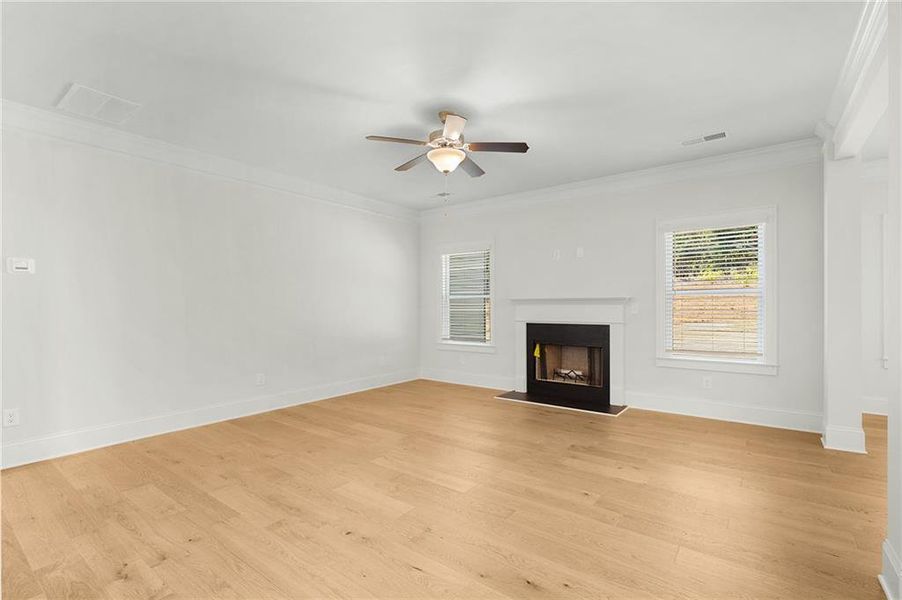 Spacious, unfurnished interior of a new home in The Landing at Miller’s Ferry, Adairsville (Image 14). Spacious, unfurnished interior of a new home in The Landing at Miller’s Ferry, Adairsville (Image 14).