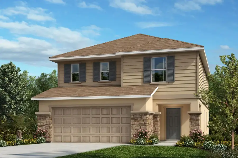 Exterior E with optional stone Exterior E with optional stone