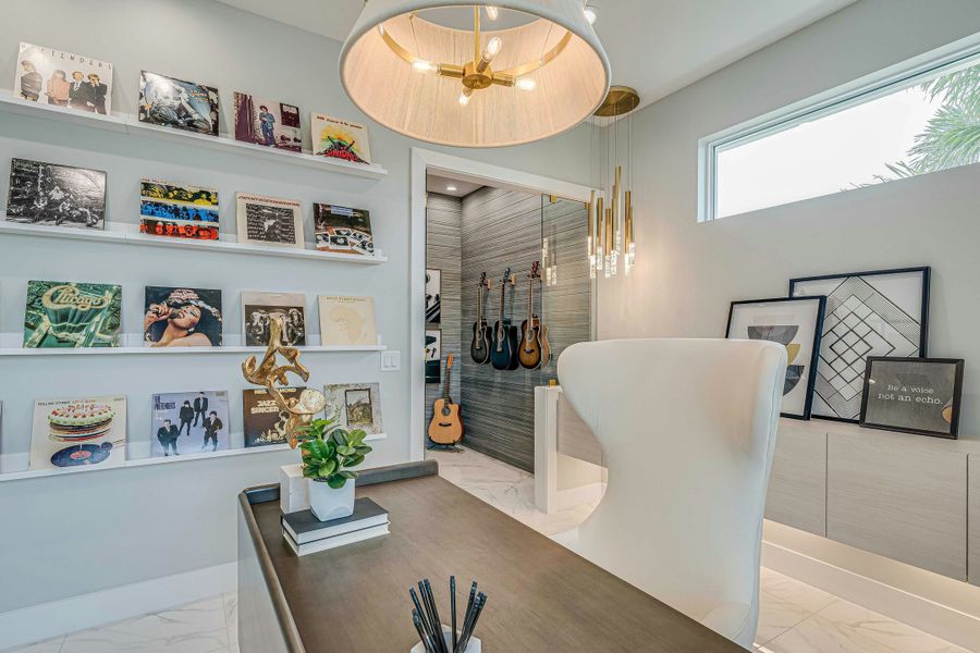 2D floor plan layout for the Sand Dollar Grande by GHO Homes in The Strand, Indian River Shores, FL (Image 53).