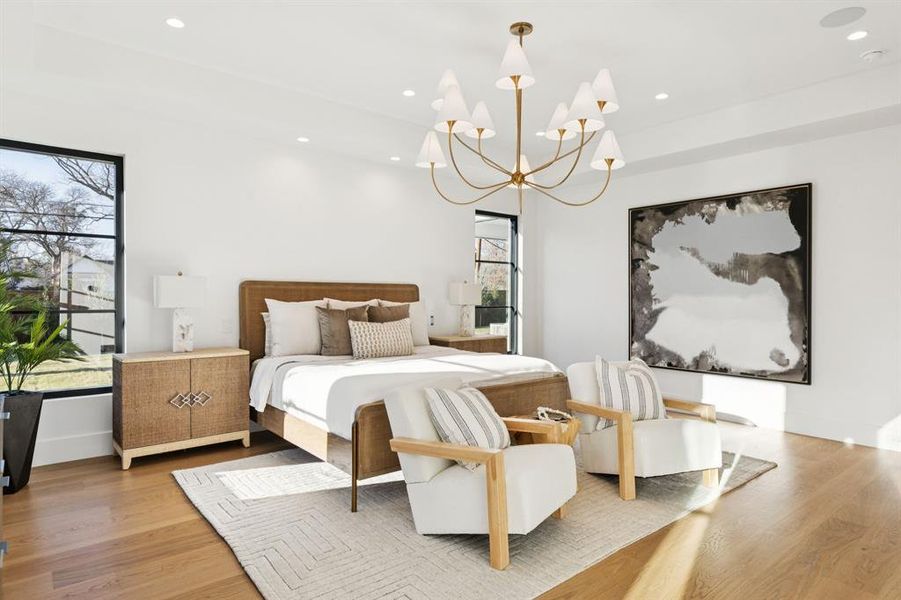 Furnished interior view inside a new home in , Dallas (Image 18).