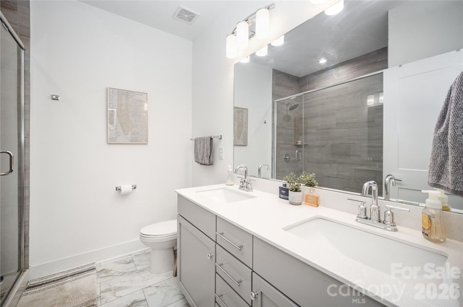 Furnished interior view inside a new home in , Charlotte (Image 26).