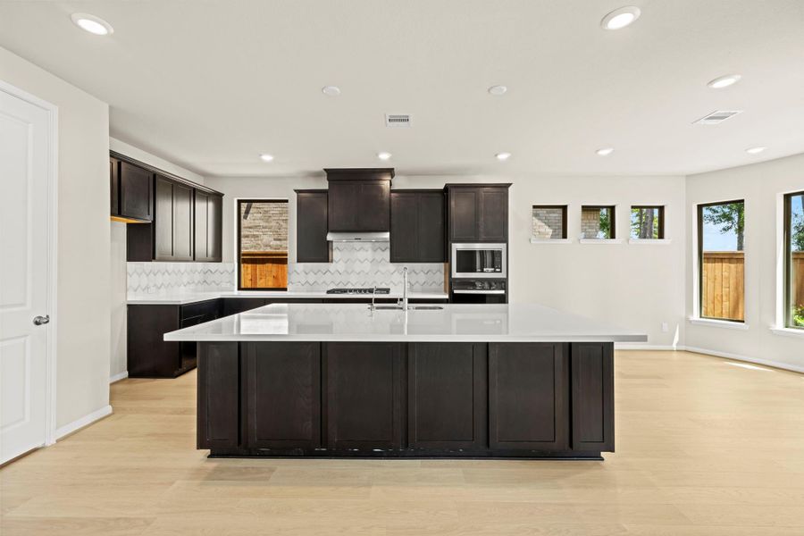 Furnished interior view inside a new home in The Highlands, Porter (Image 8).