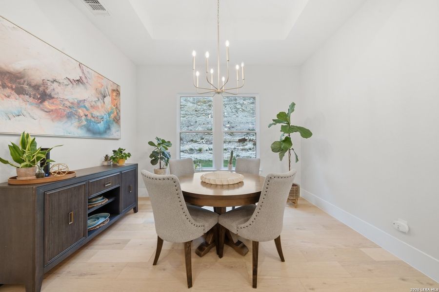 Furnished interior view inside a new home in , Boerne (Image 33).