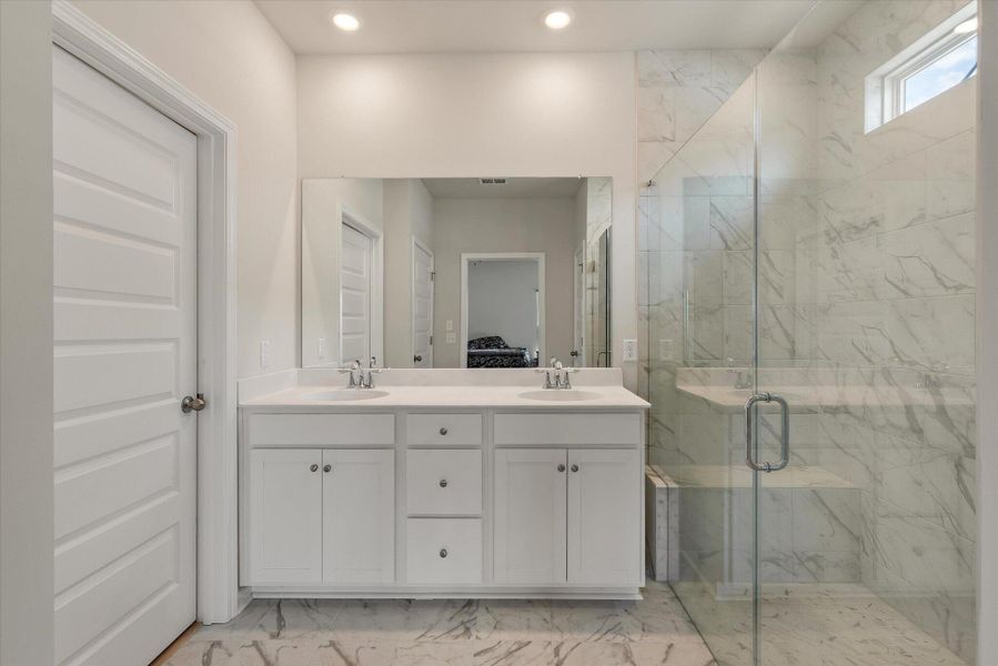 Furnished interior view inside a new home in Horizons at Summers Corner | 55+, Summerville (Image 36).
