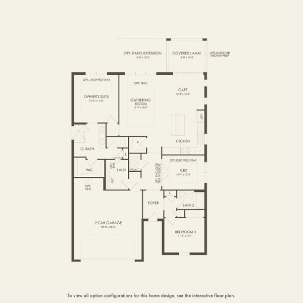 2D floor plan layout for the Prosperity by Del Webb in Del Webb River Reserve, Spring Hill, FL (Image 5). 2D floor plan layout for the Prosperity by Del Webb in Del Webb River Reserve, Spring Hill, FL (Image 5).
