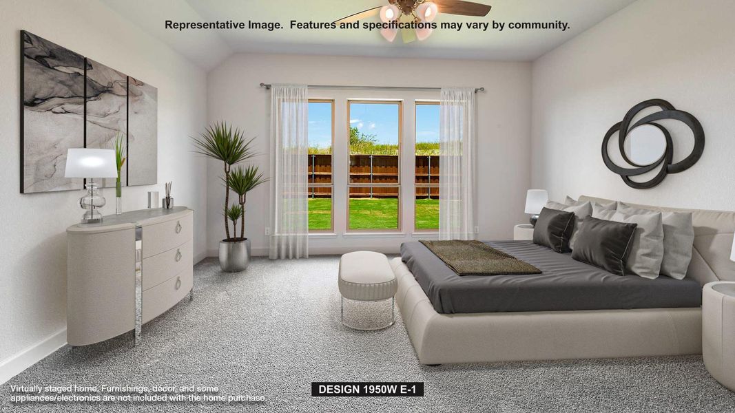 Furnished interior view inside a new home in Woodside, Georgetown (Image 3).