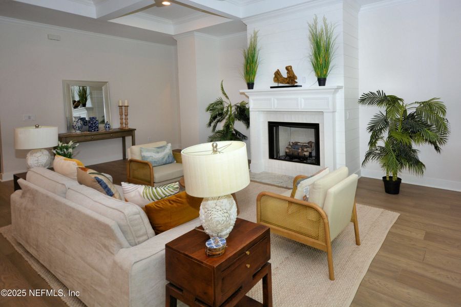 Furnished interior view inside a new home in , Fernandina Beach (Image 6).