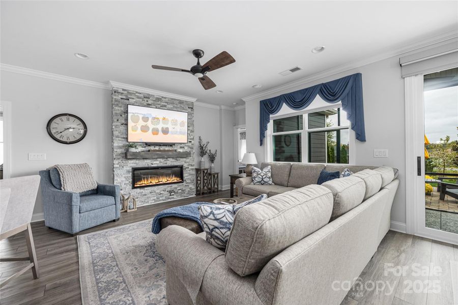 Furnished interior view inside a new home in , Denver (Image 10).
