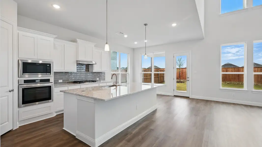 Representative furnished interior of a home built from the Brown by DRB Homes in Anna Ranch, Anna (Image 9).