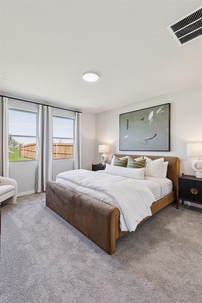 Furnished interior view inside a new home in Eastridge, McKinney (Image 12).