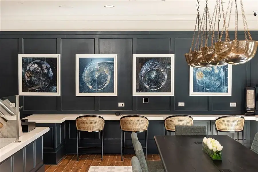 Furnished interior view inside a new home in Soleil Belmont Park, Canton (Image 8).