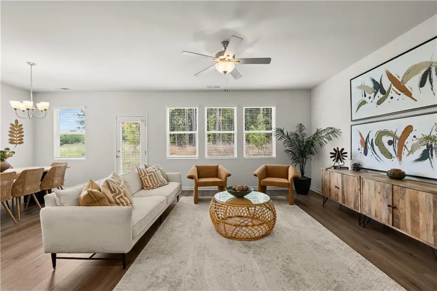 Furnished interior view inside a new home in The Retreat at Walden Park, Jonesboro (Image 16).