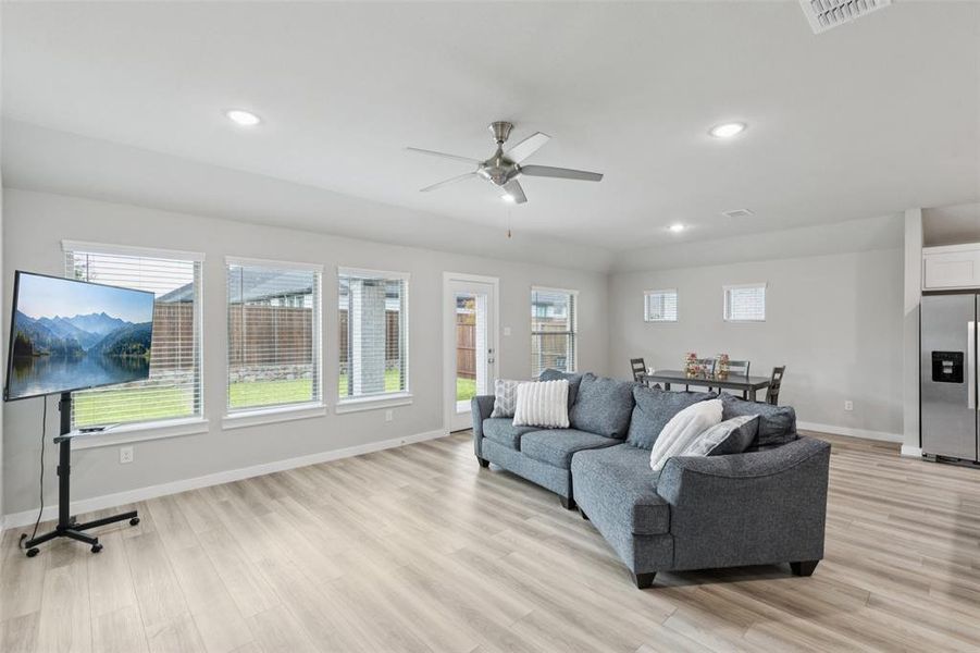 Furnished interior view inside a new home in , Red Oak (Image 6).
