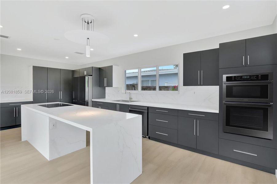 Furnished interior view inside a new home in , Fort Lauderdale (Image 43).