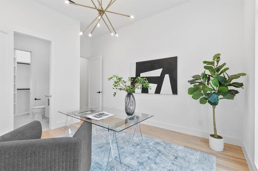 Bed #2 Staged as Office