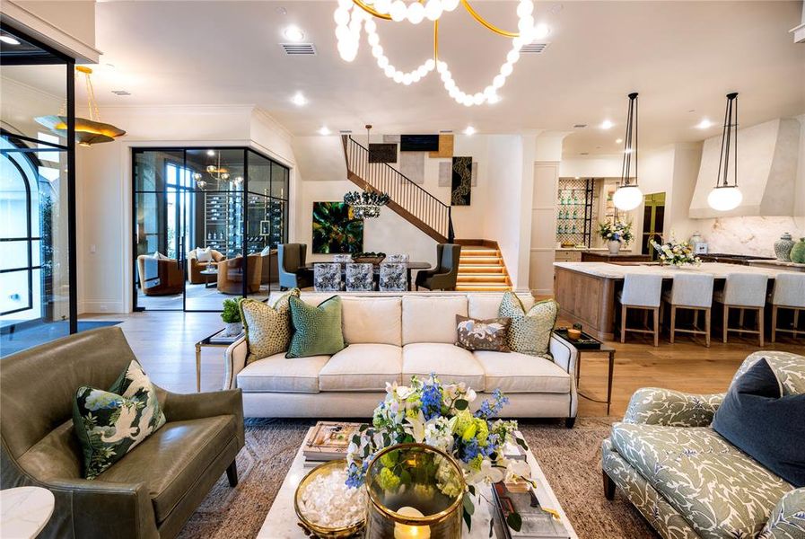 Furnished interior view inside a new home in , Southlake (Image 15).