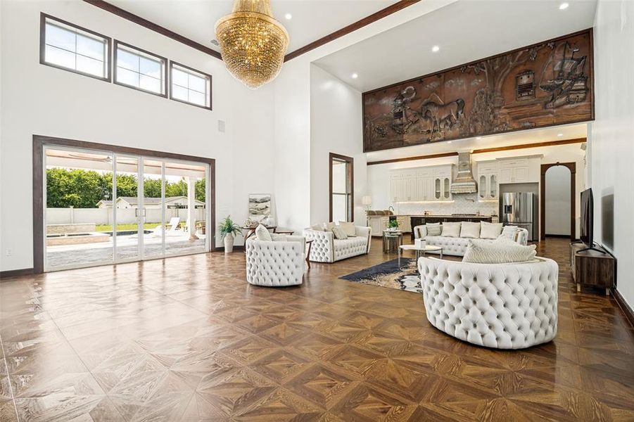 Furnished interior view inside a new home in , McLendon-Chisholm (Image 6).