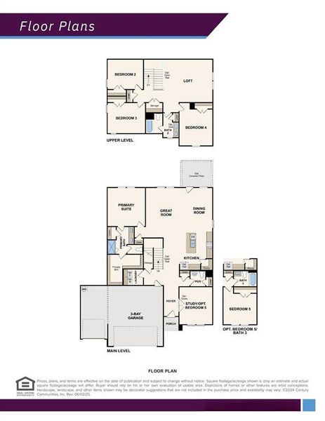 2D floor plan layout of this home in Overland Grove, Forney, TX (Image 4).