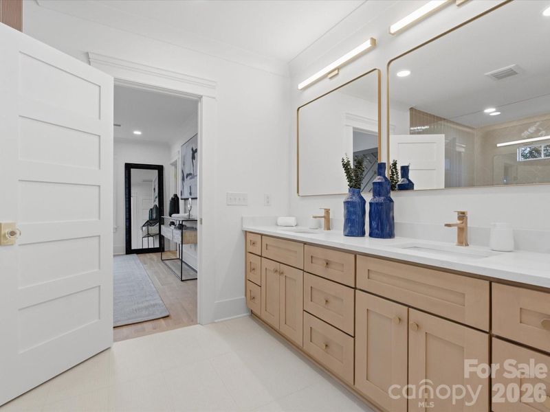 Furnished interior view inside a new home in , Charlotte (Image 8).