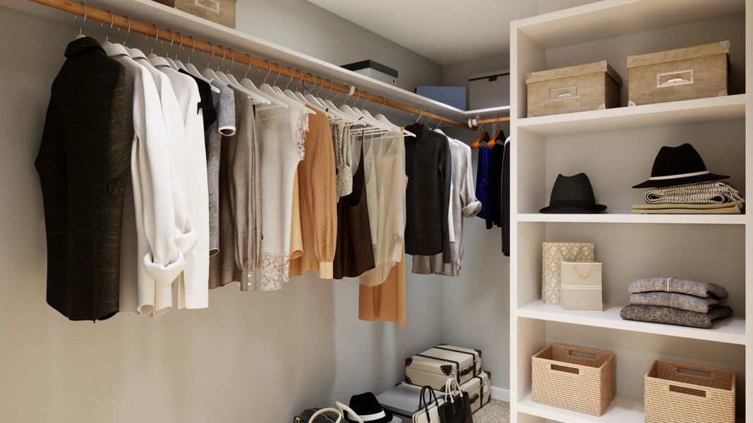 Representative interior finishes for a home built from the The Palermo by Legend Homes in Granger Pines, Conroe (Image 19).