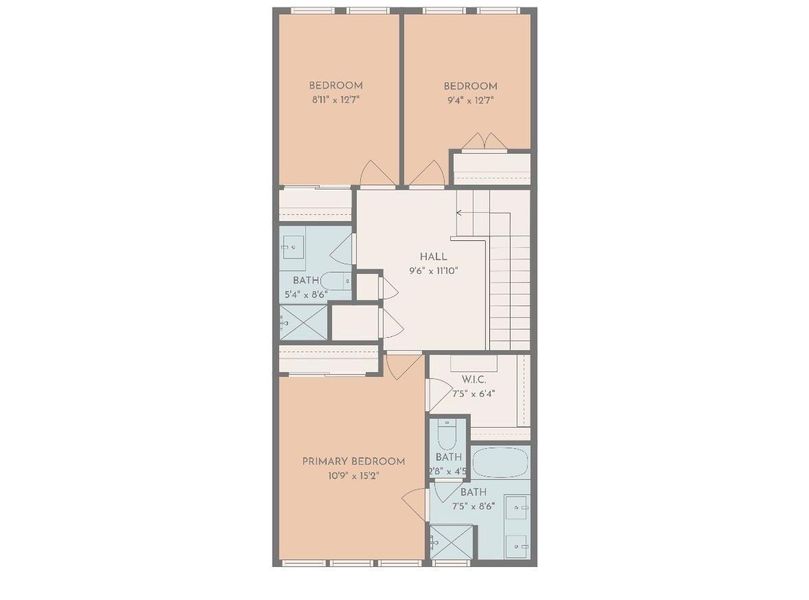 2D floor plan layout of this home in , Houston, TX (Image 7).
