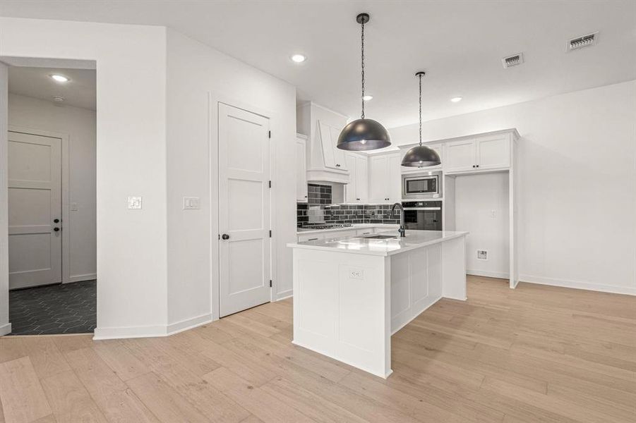 Furnished interior view inside a new home in , Aledo (Image 10).