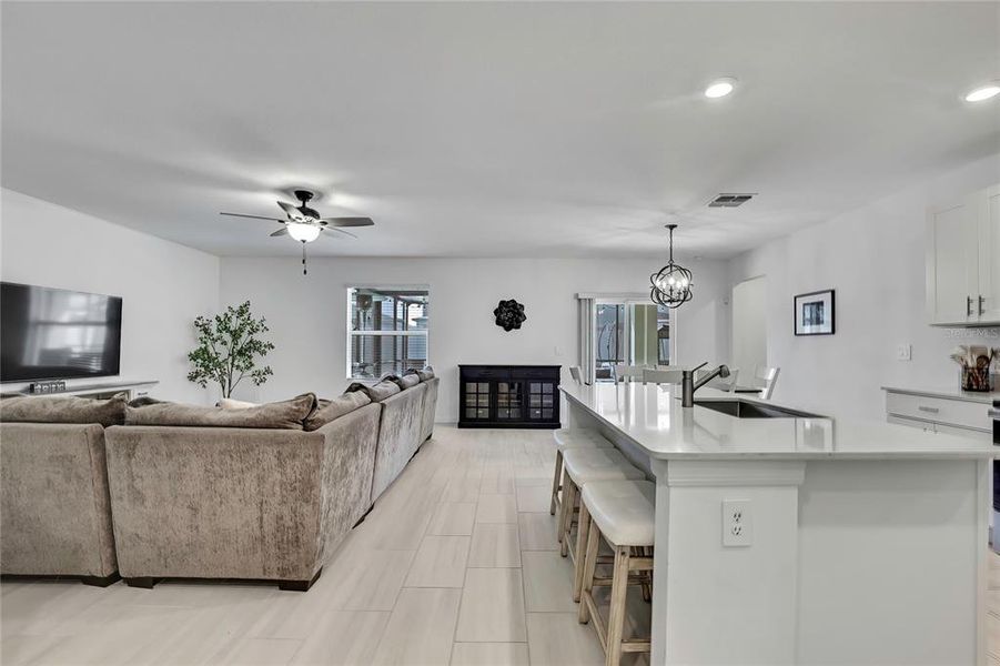 Furnished interior view inside a new home in Angeline: The Estates, Land O' Lakes (Image 40).