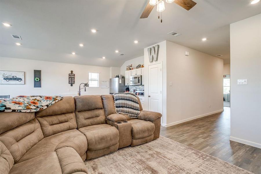 Furnished interior view inside a new home in , Springtown (Image 15). Furnished interior view inside a new home in , Springtown (Image 15).