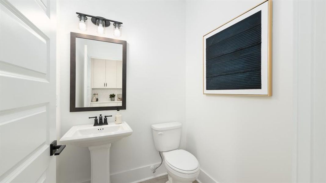 Furnished interior view inside a new home in The Village at Sandy Plains, Marietta (Image 10).