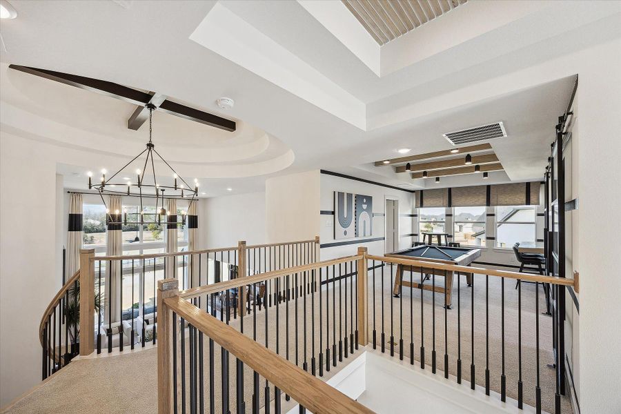 Furnished interior view inside a new home in Cross Creek West, Fulshear (Image 20). Furnished interior view inside a new home in Cross Creek West, Fulshear (Image 20).