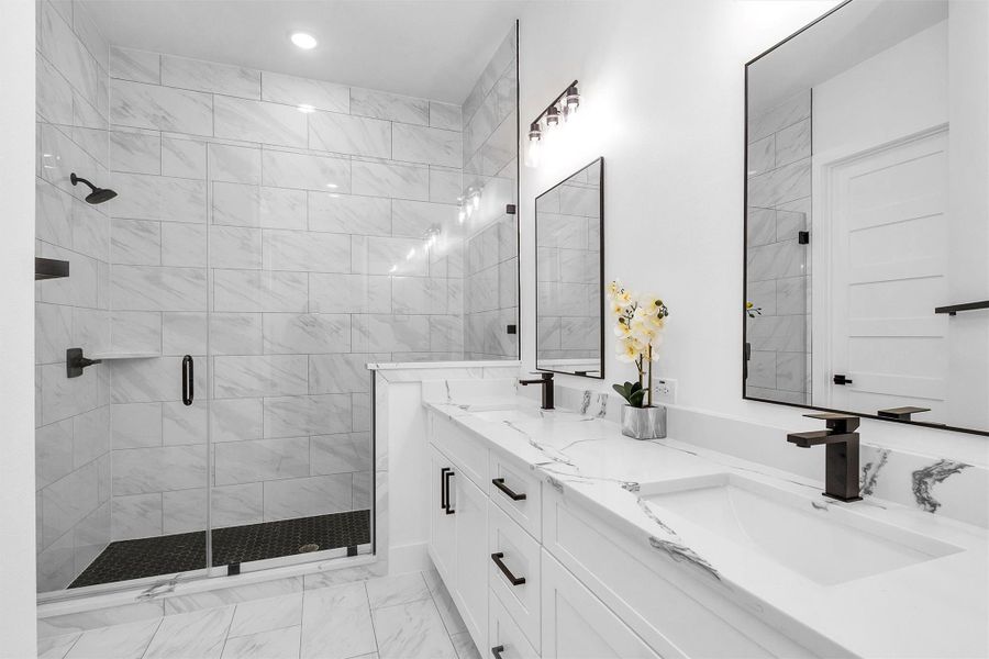 Furnished interior view inside a new home in , Houston (Image 6).