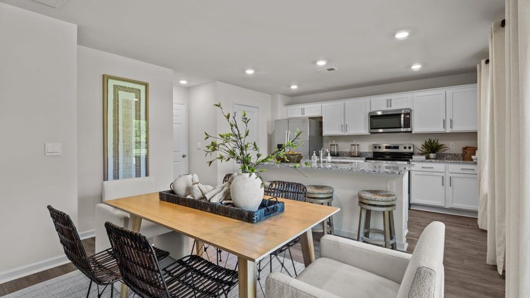 Representative furnished interior of a home built from the Belhaven by D.R. Horton in Foxtail, Yadkinville (Image 11).