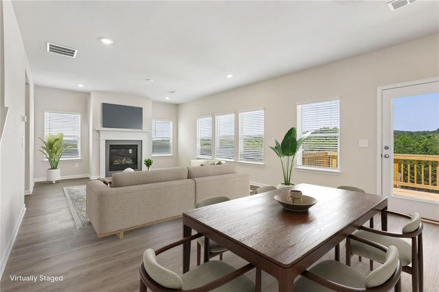 Furnished interior view inside a new home in Ivey Township, Dallas (Image 11). Furnished interior view inside a new home in Ivey Township, Dallas (Image 11).