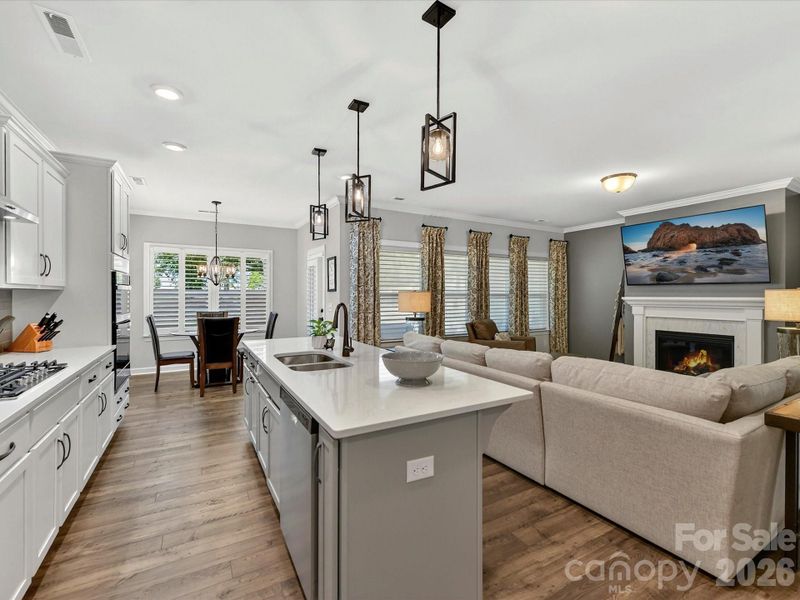 Furnished interior view inside a new home in , Monroe (Image 17).