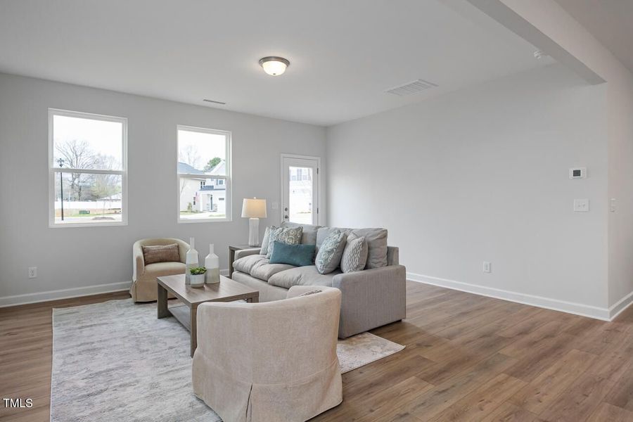 Furnished interior view inside a new home in Gregory Village, Lillington (Image 40). Furnished interior view inside a new home in Gregory Village, Lillington (Image 40).